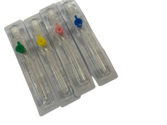 Канюля внутрішньовенна OK Pharma стерильна 22G (0,9х25 мм)